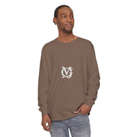 Garment-Dyed Unisex Long Sleeve Tee - Casual Versatile Essential
