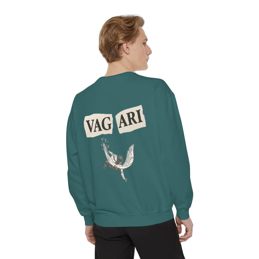Vagabond Spirit Unisex Sweatshirt, Cozy Fashion, Gift for Travelers, Unique Sweatshirt, Casual Wear, Lounge Wear