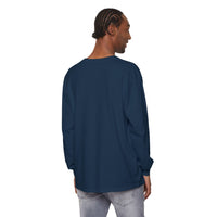 Garment-Dyed Unisex Long Sleeve Tee - Casual Versatile Essential