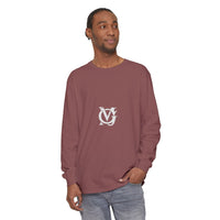 Garment-Dyed Unisex Long Sleeve Tee - Casual Versatile Essential