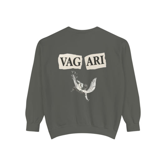 Vagabond Spirit Unisex Sweatshirt, Cozy Fashion, Gift for Travelers, Unique Sweatshirt, Casual Wear, Lounge Wear