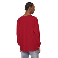 Garment-Dyed Unisex Long Sleeve Tee - Casual Versatile Essential