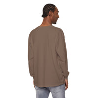 Garment-Dyed Unisex Long Sleeve Tee - Casual Versatile Essential