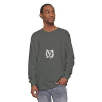 Garment-Dyed Unisex Long Sleeve Tee - Casual Versatile Essential