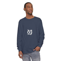 Garment-Dyed Unisex Long Sleeve Tee - Casual Versatile Essential