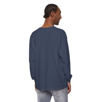 Garment-Dyed Unisex Long Sleeve Tee - Casual Versatile Essential