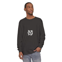 Garment-Dyed Unisex Long Sleeve Tee - Casual Versatile Essential