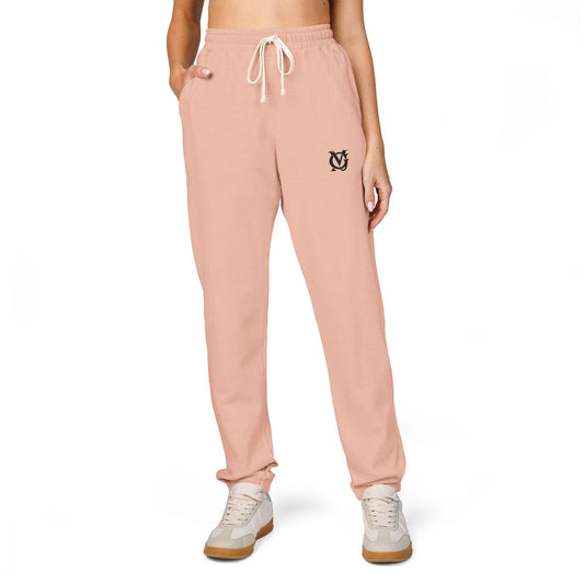 Unisex Garment-Dyed Fleece Sweatpants