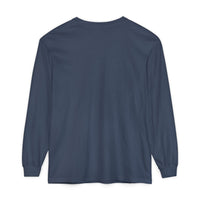 Garment-Dyed Unisex Long Sleeve Tee - Casual Versatile Essential