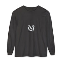 Garment-Dyed Unisex Long Sleeve Tee - Casual Versatile Essential
