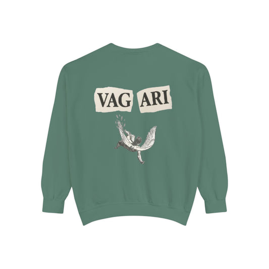 Vagabond Spirit Unisex Sweatshirt, Cozy Fashion, Gift for Travelers, Unique Sweatshirt, Casual Wear, Lounge Wear